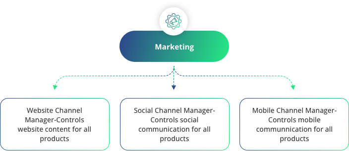 Current marketing organization structure