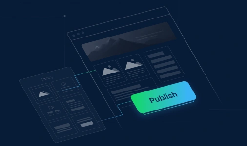 Launch pages in hours using pre-built blocks
