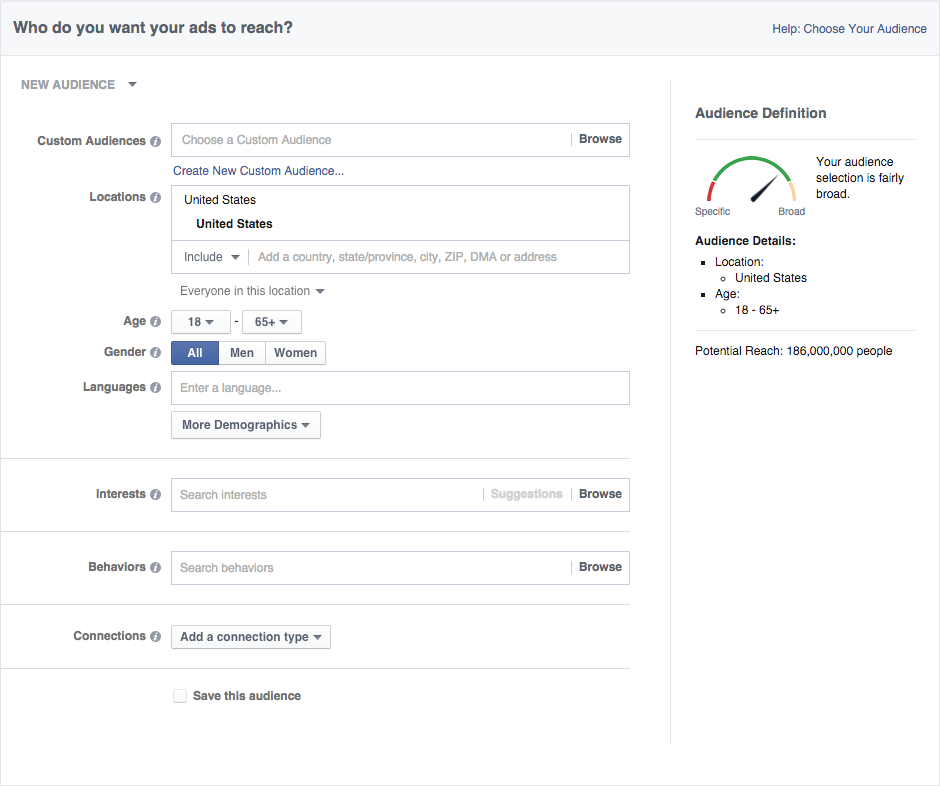 facebook-ad targeting