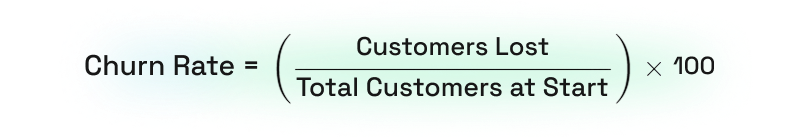 Calculate Churn Rate