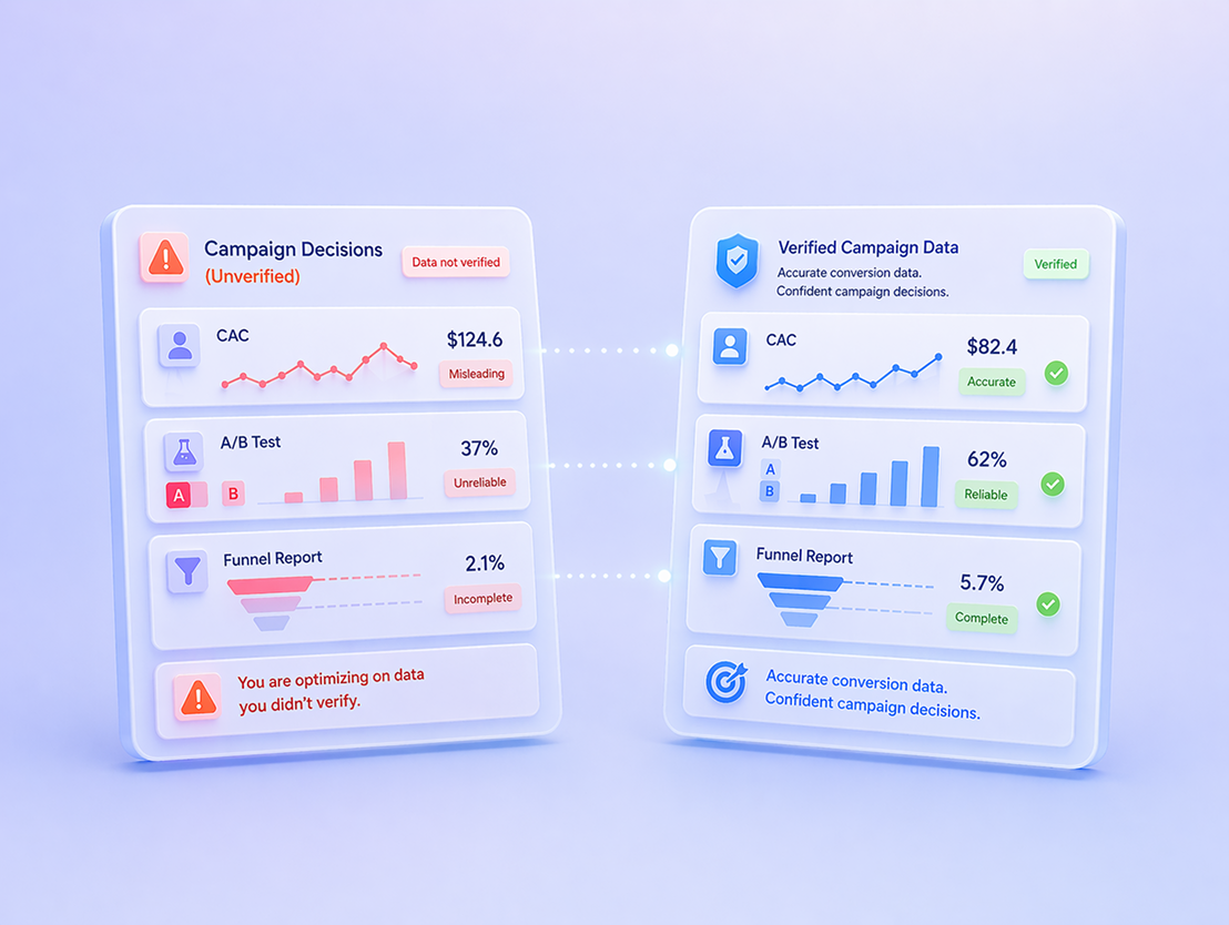 Your campaigns and attribution reports may be built on unverified data.